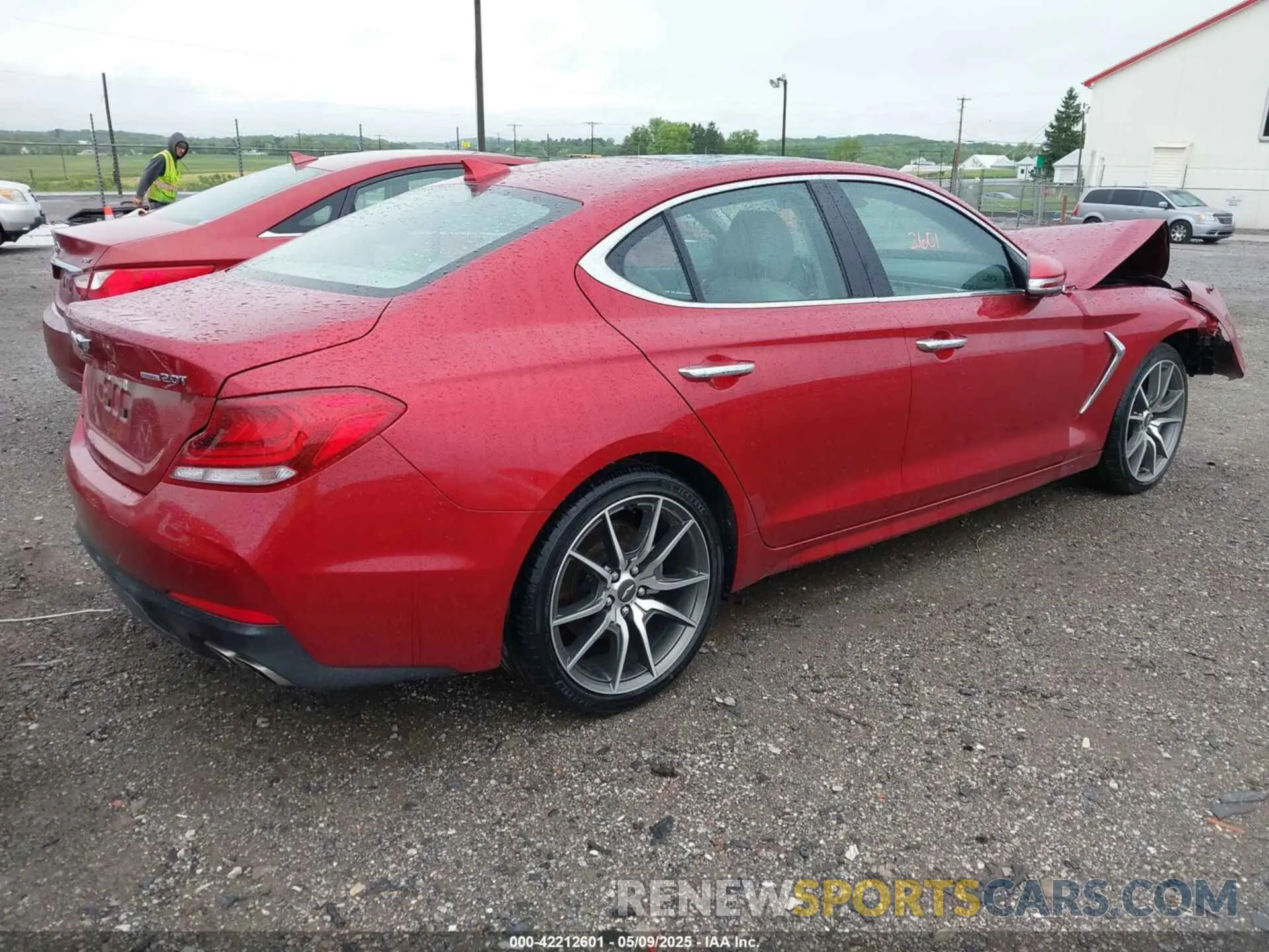 4 Photograph of a damaged car KMTG44LA0MU075456 GENESIS G70 2021