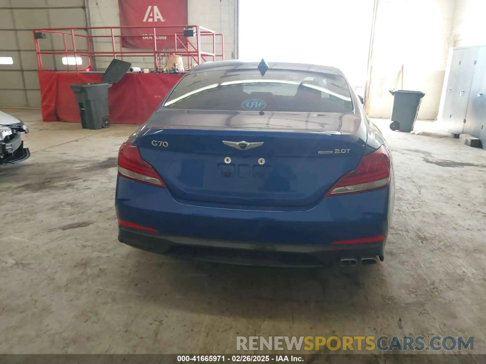 17 Photograph of a damaged car KMTG44LA4MU073743 GENESIS G70 2021