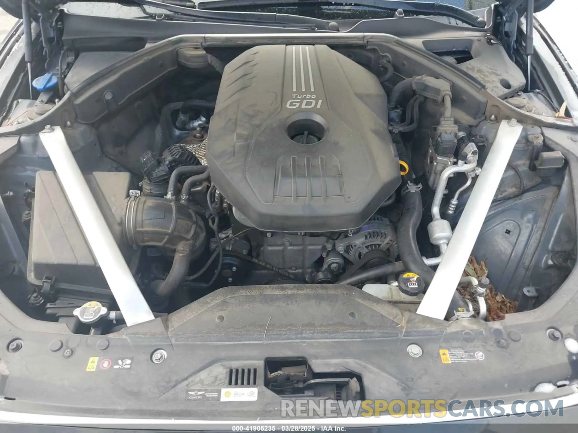 10 Photograph of a damaged car KMTG44LA9MU067016 GENESIS G70 2021