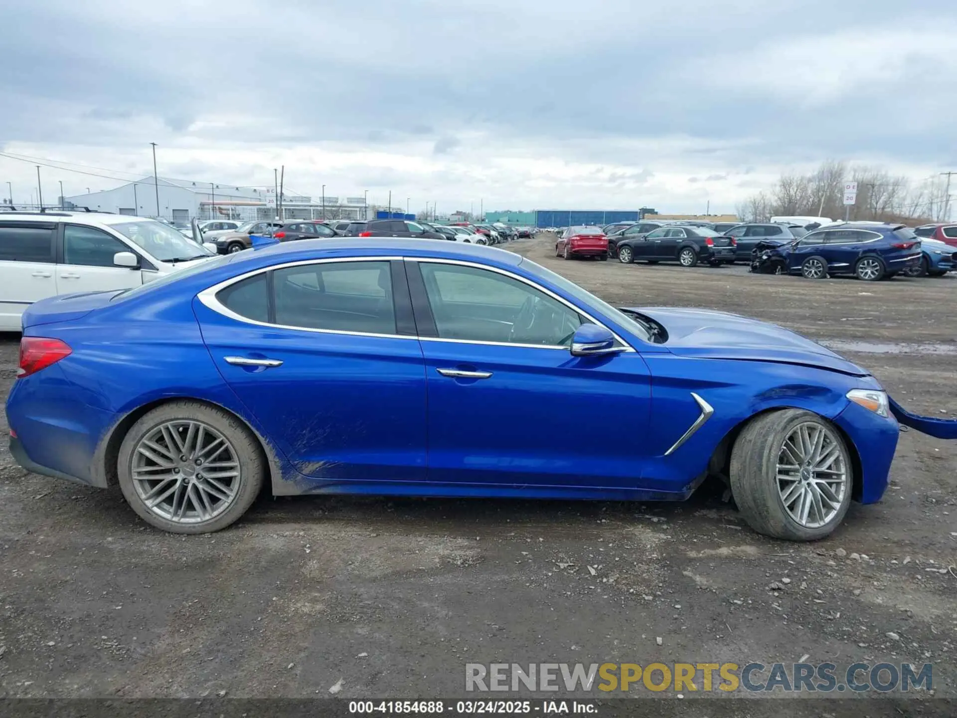 13 Photograph of a damaged car KMTG64LA1MU075332 GENESIS G70 2021