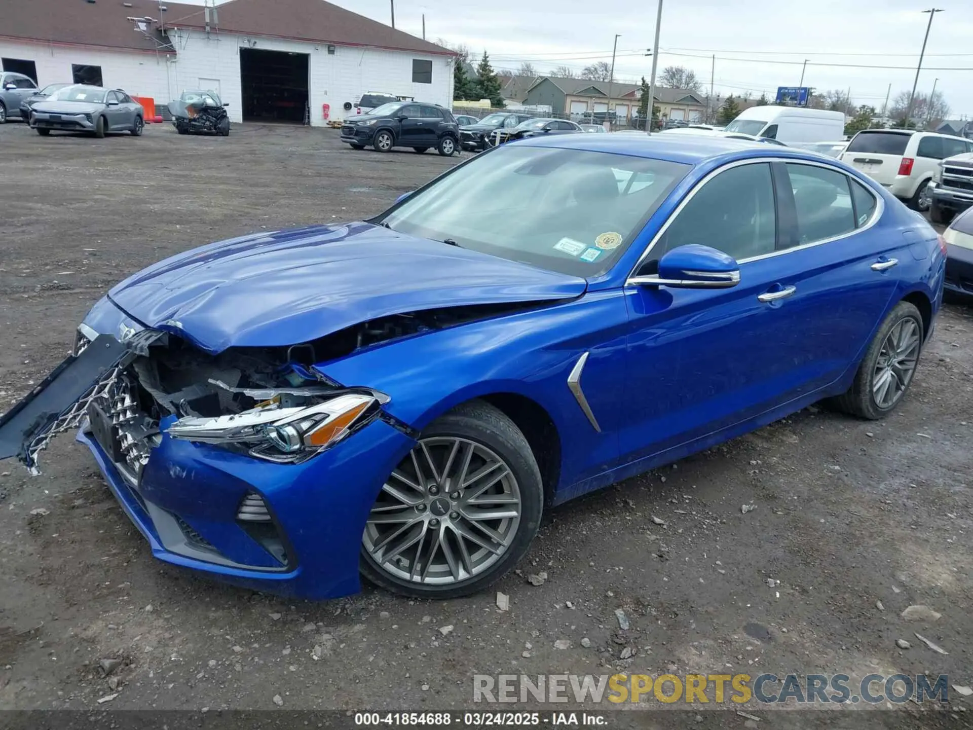 2 Photograph of a damaged car KMTG64LA1MU075332 GENESIS G70 2021