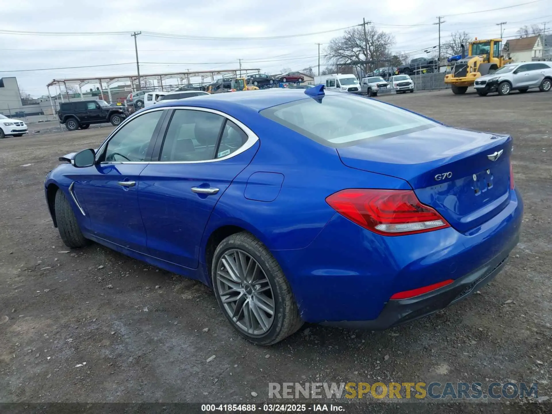 3 Photograph of a damaged car KMTG64LA1MU075332 GENESIS G70 2021