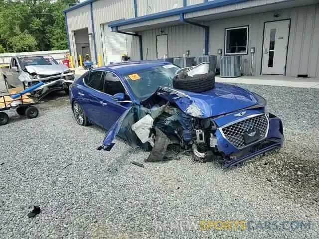 13 Photograph of a damaged car KMTG64LA1MU075945 GENESIS G70 2021