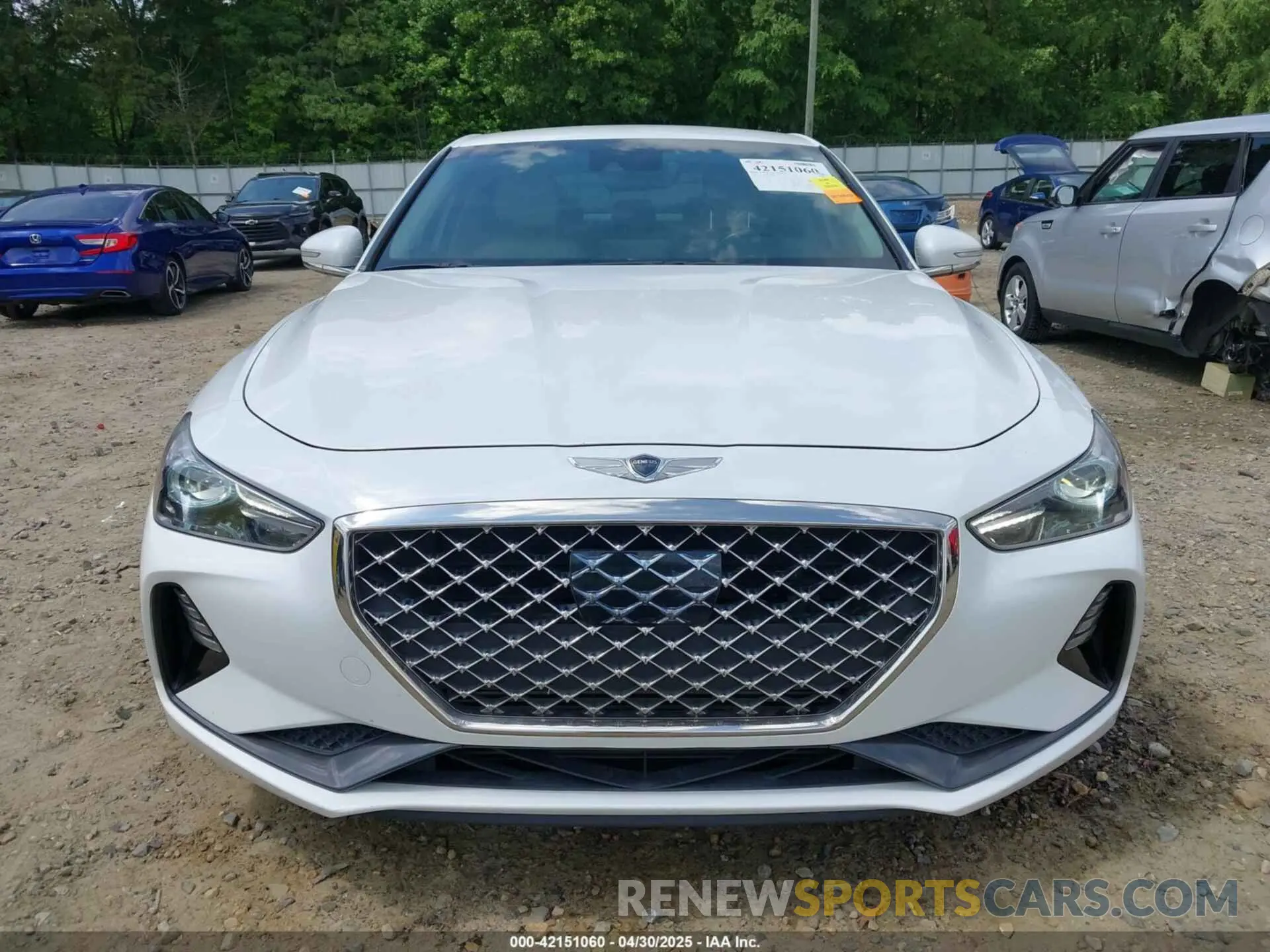 12 Photograph of a damaged car KMTG64LA2MU074982 GENESIS G70 2021