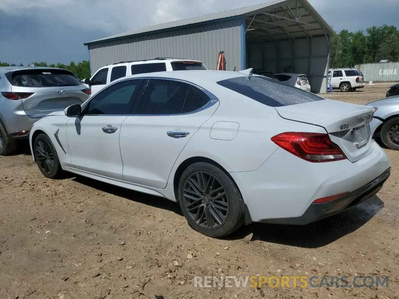 2 Photograph of a damaged car KMTG64LA6MU073480 GENESIS G70 2021