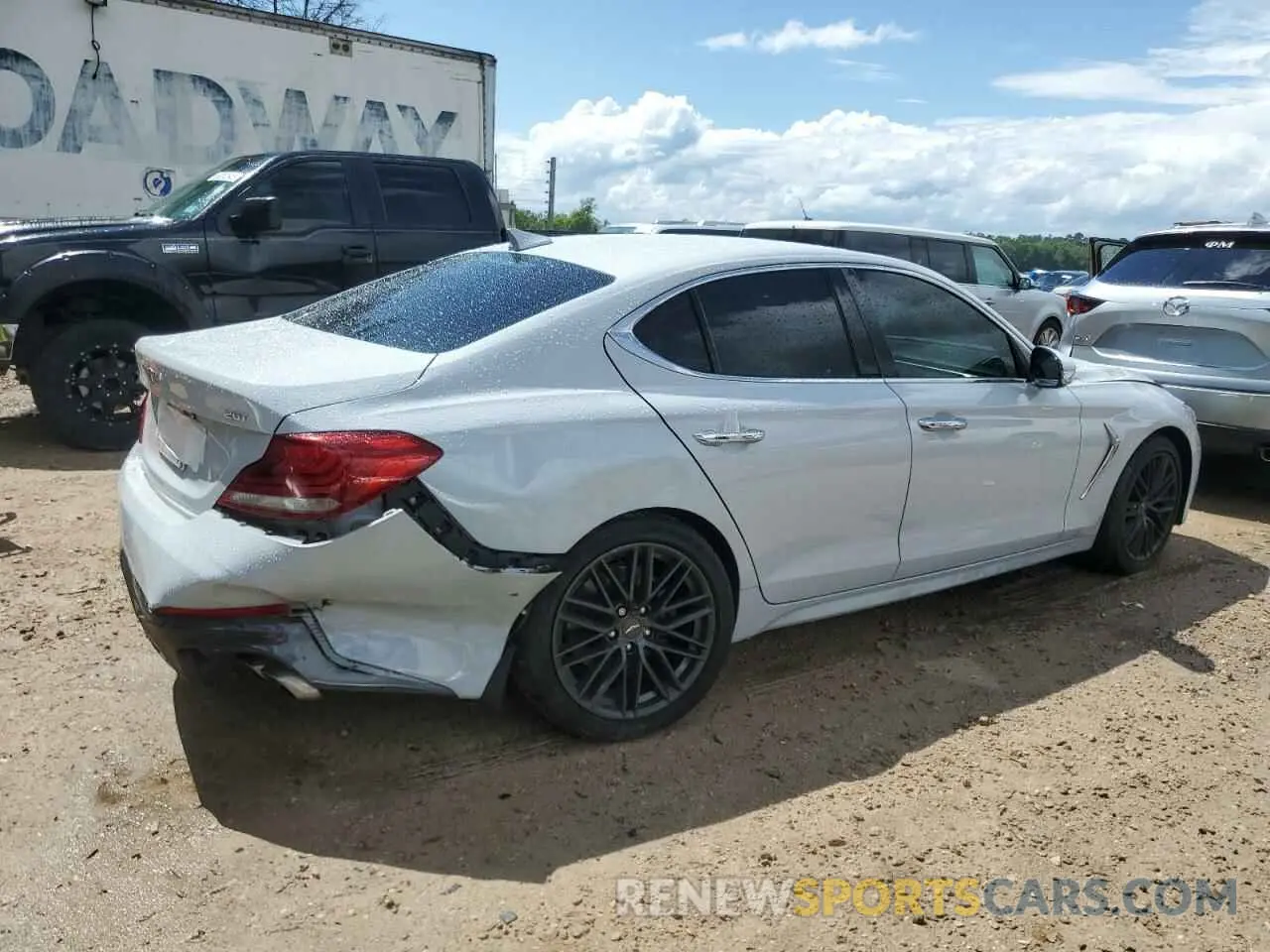 3 Photograph of a damaged car KMTG64LA6MU073480 GENESIS G70 2021