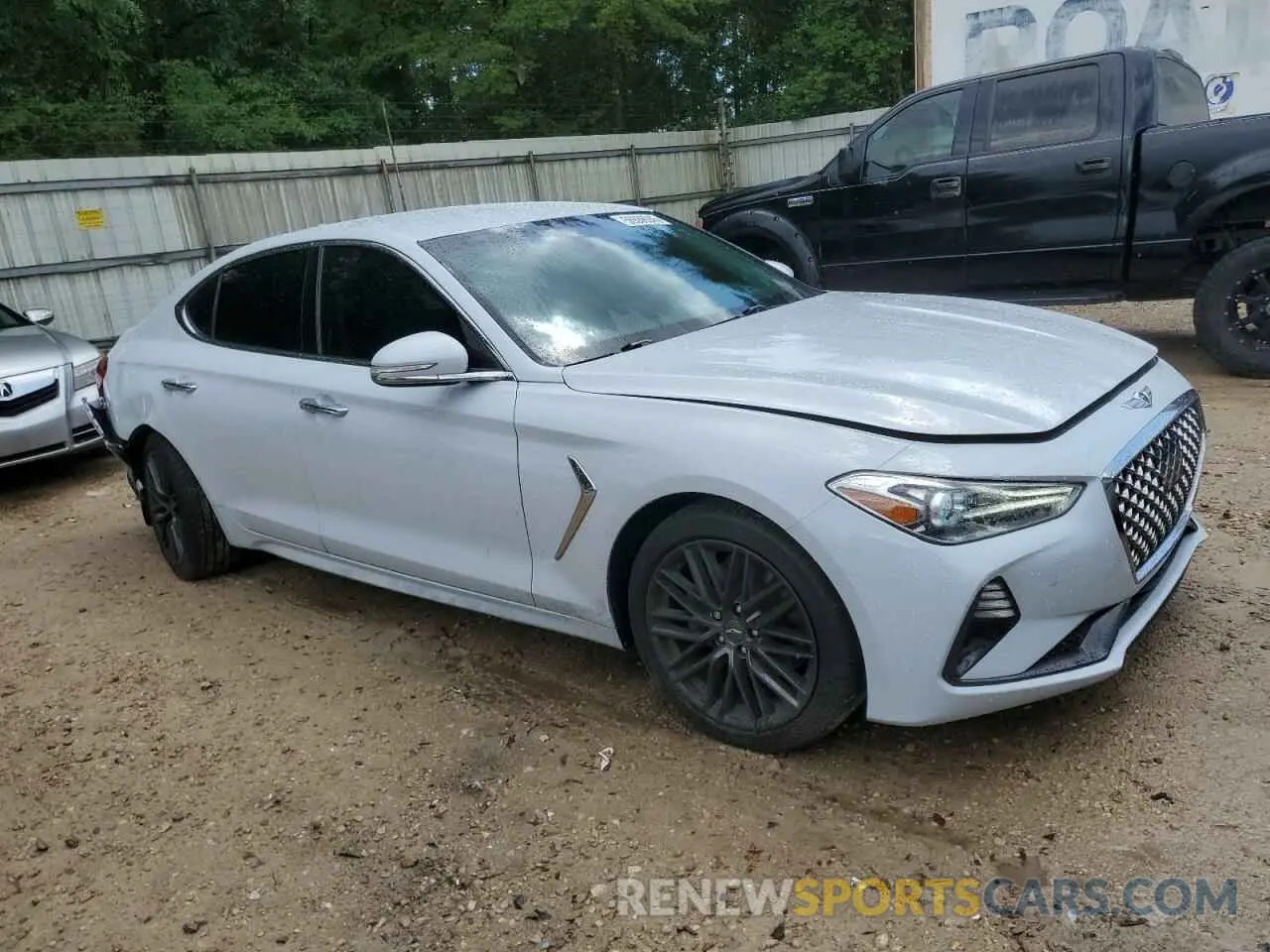 4 Photograph of a damaged car KMTG64LA6MU073480 GENESIS G70 2021