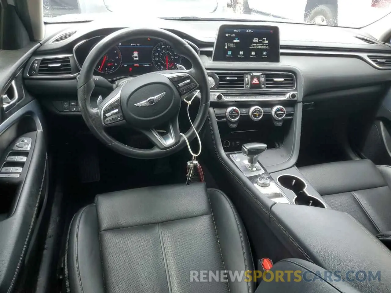 8 Photograph of a damaged car KMTG64LA6MU073480 GENESIS G70 2021