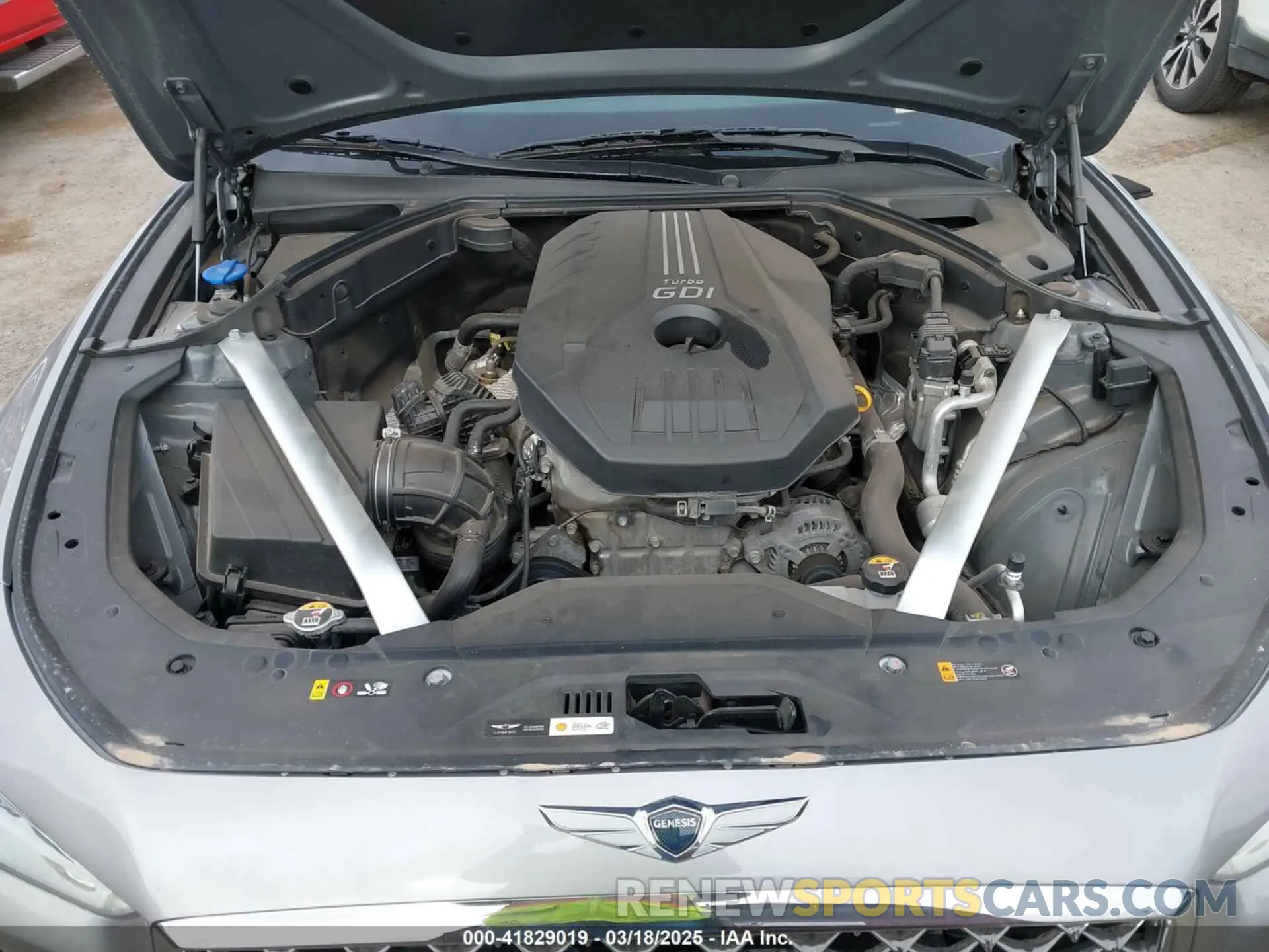 10 Photograph of a damaged car KMTG64LA9MU073635 GENESIS G70 2021