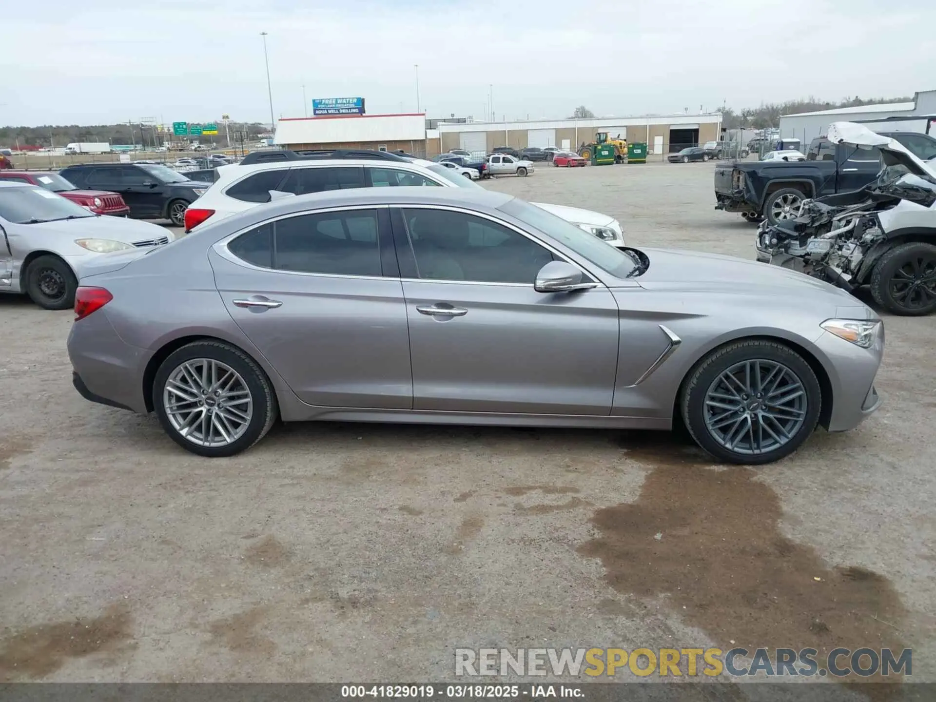 13 Photograph of a damaged car KMTG64LA9MU073635 GENESIS G70 2021