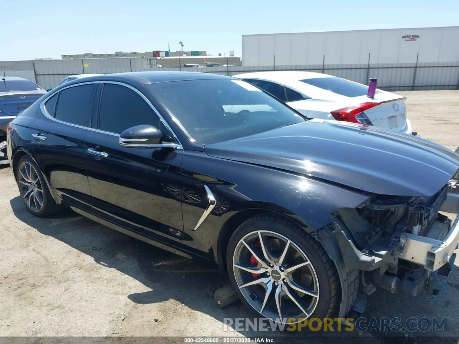 14 Photograph of a damaged car KMTG74LE0MU066394 GENESIS G70 2021