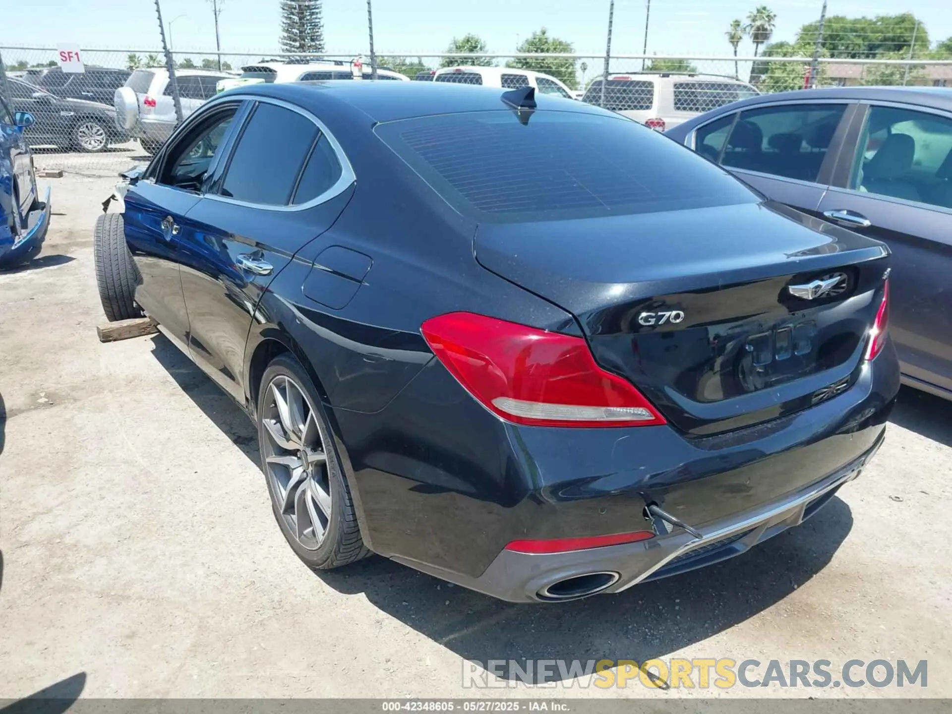 3 Photograph of a damaged car KMTG74LE0MU066394 GENESIS G70 2021