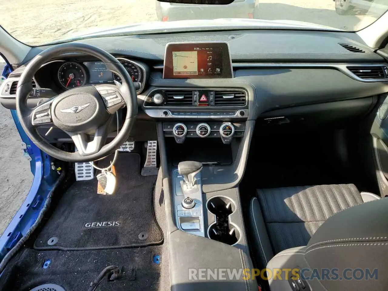 8 Photograph of a damaged car KMTG74LEXMU074292 GENESIS G70 2021