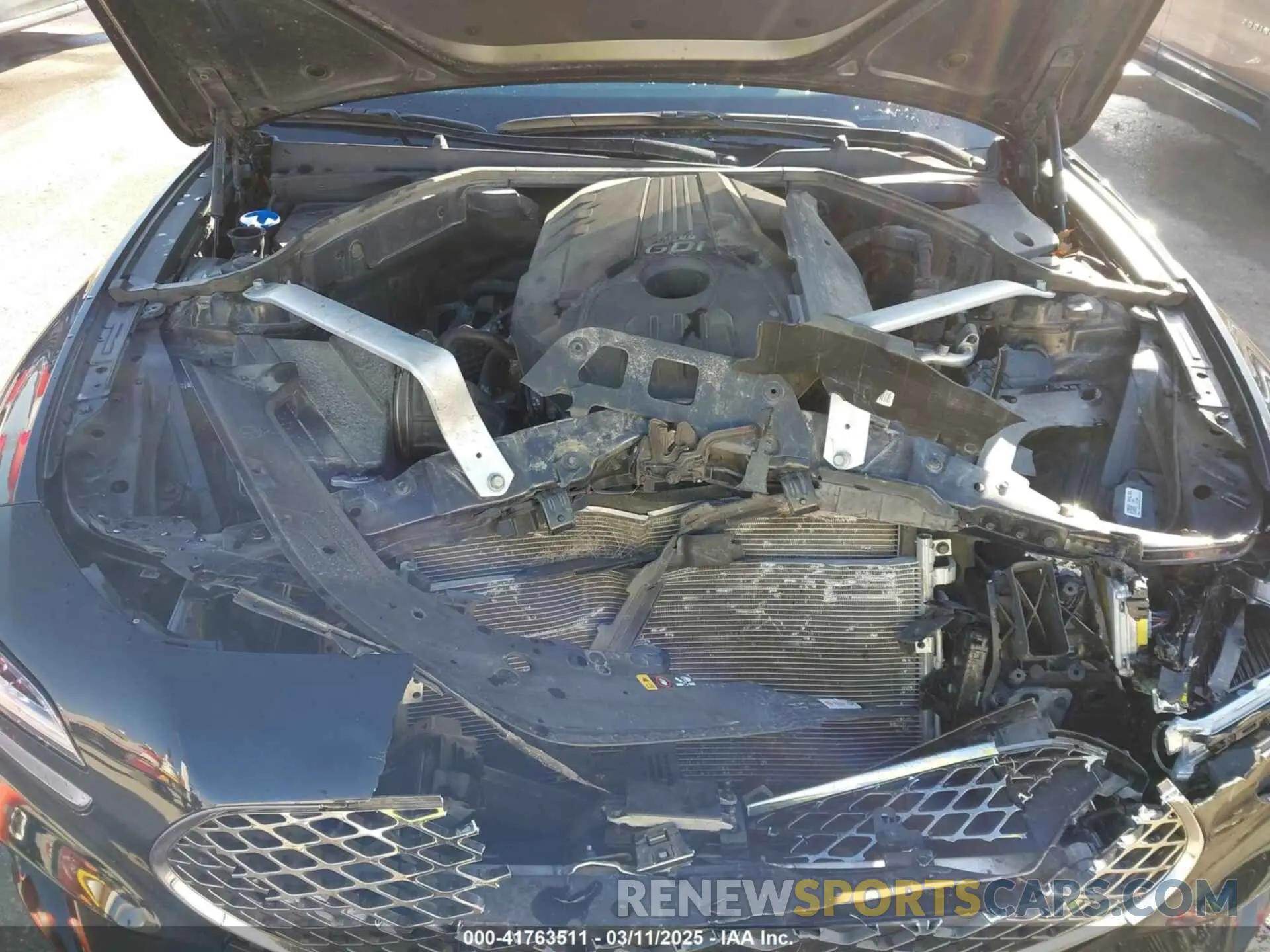 10 Photograph of a damaged car KMTG34TA0NU098580 GENESIS G70 2022