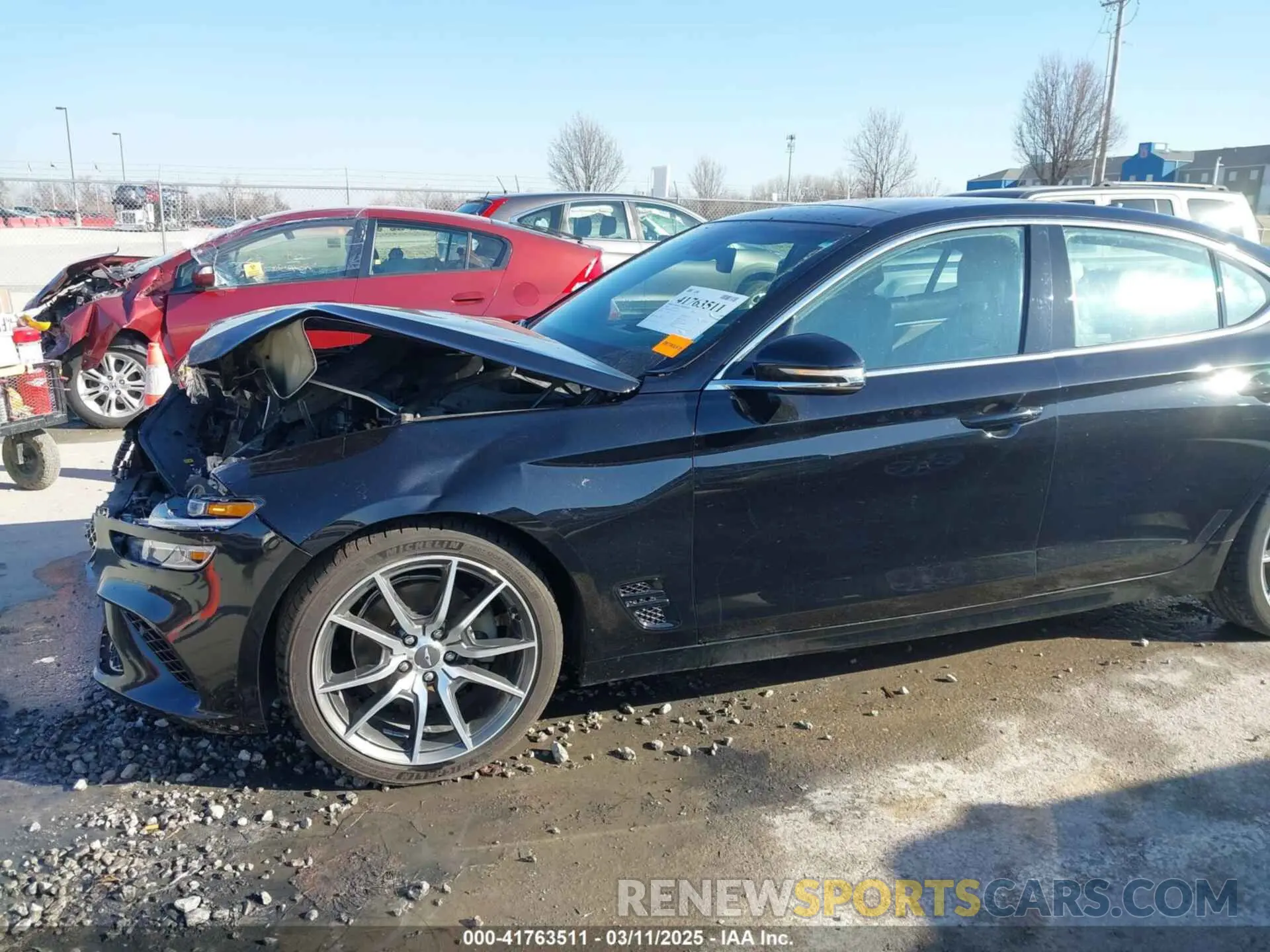 19 Photograph of a damaged car KMTG34TA0NU098580 GENESIS G70 2022