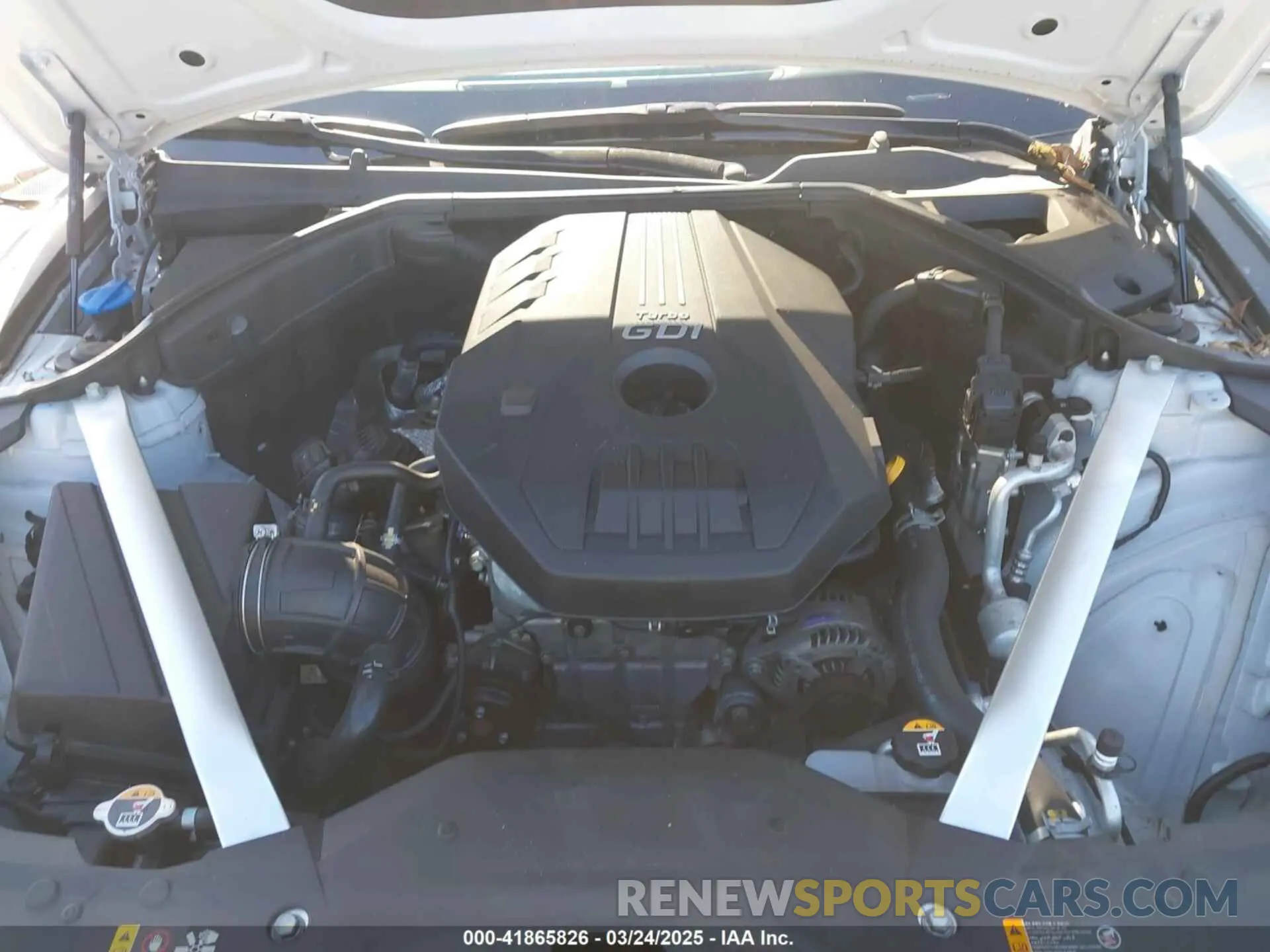 10 Photograph of a damaged car KMTG34TA4NU089493 GENESIS G70 2022