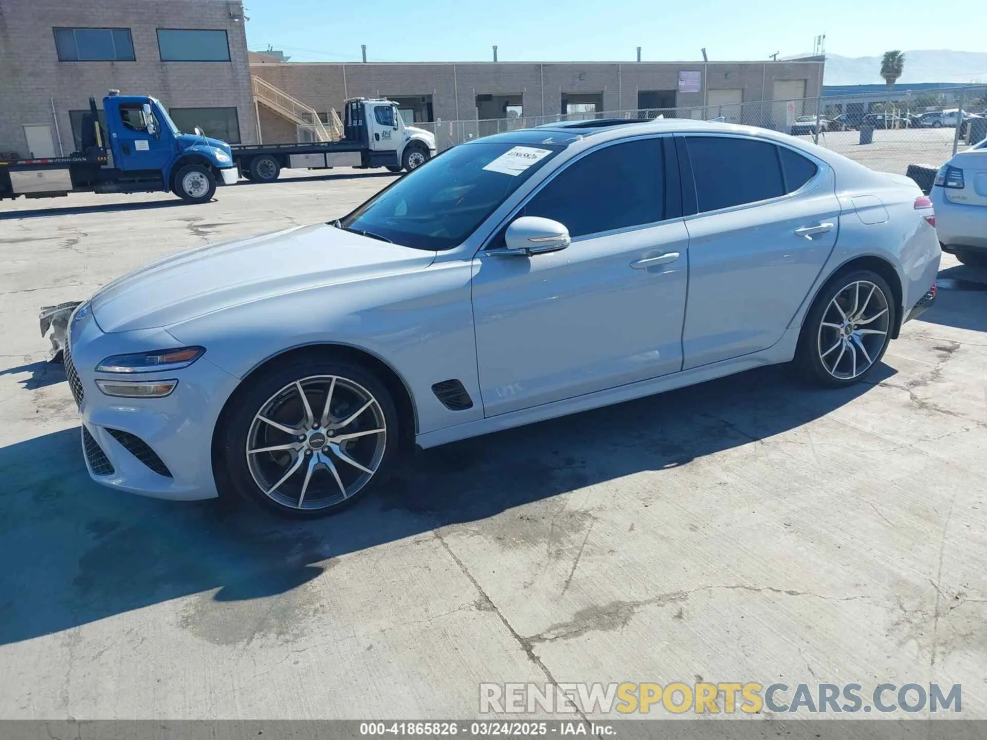 2 Photograph of a damaged car KMTG34TA4NU089493 GENESIS G70 2022