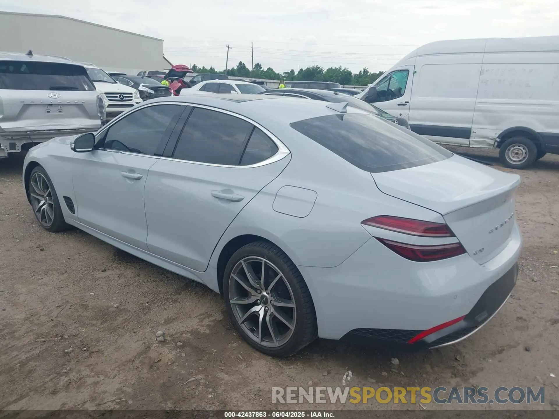 3 Photograph of a damaged car KMTG34TA9NU090218 GENESIS G70 2022