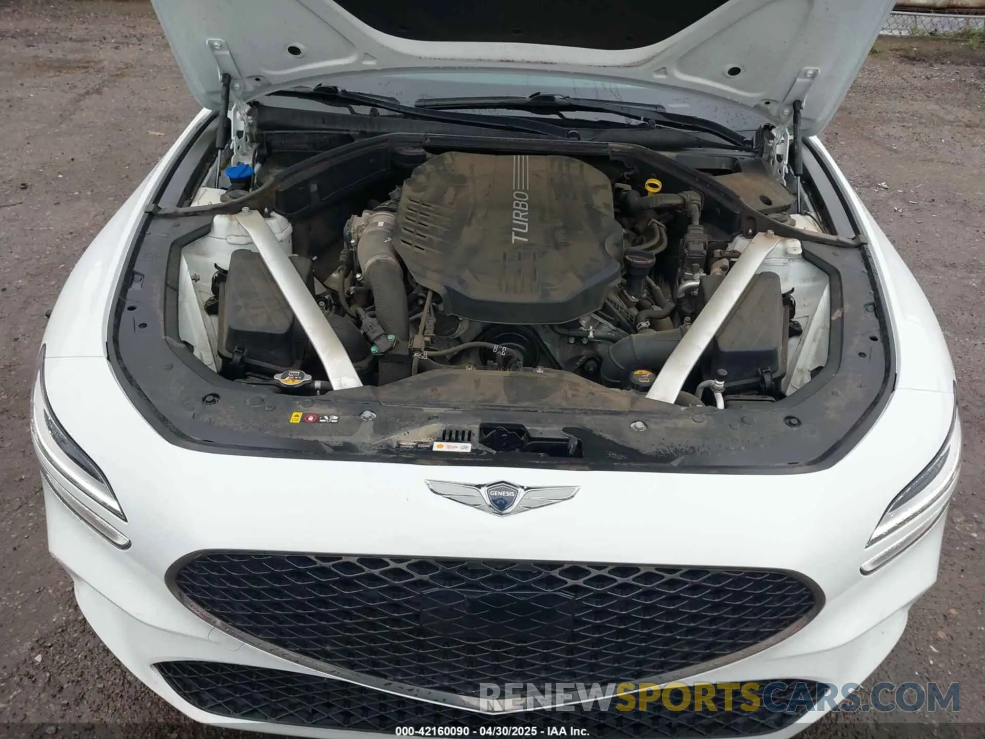 10 Photograph of a damaged car KMTG54TE1NU095944 GENESIS G70 2022
