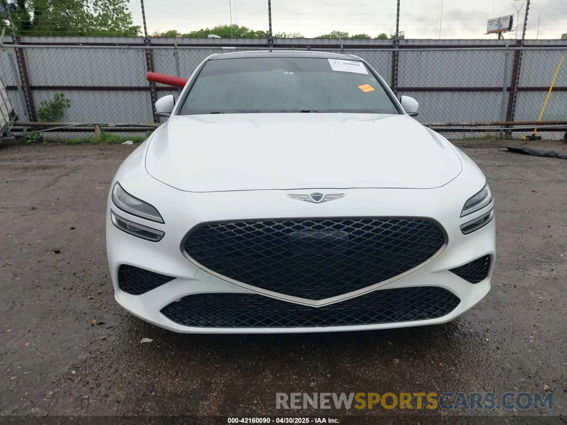 12 Photograph of a damaged car KMTG54TE1NU095944 GENESIS G70 2022