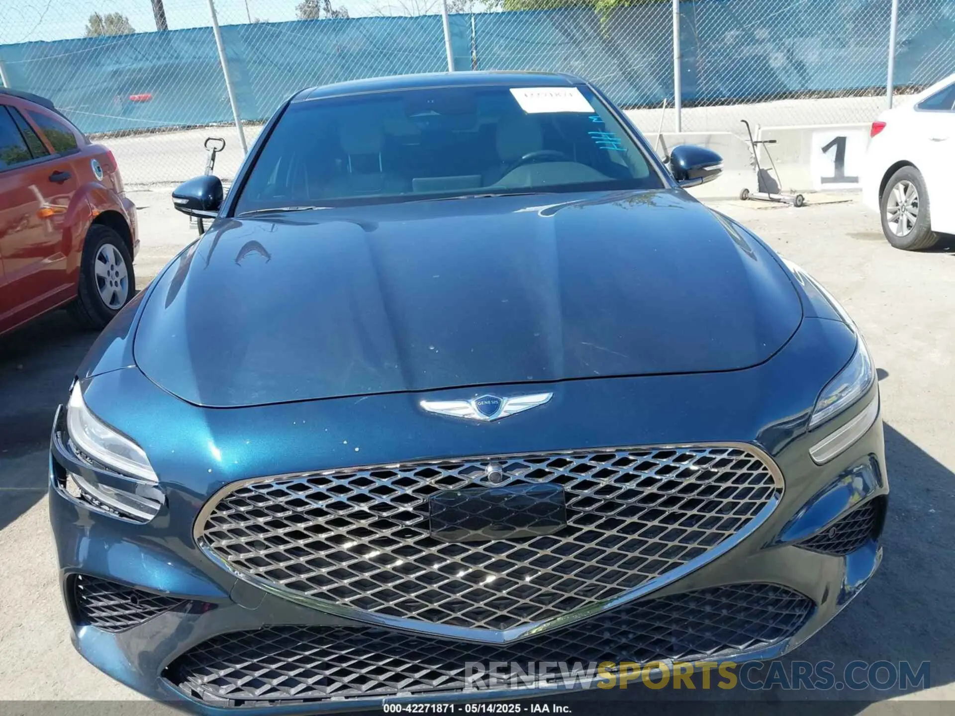 12 Photograph of a damaged car KMTG54TE2NU082023 GENESIS G70 2022