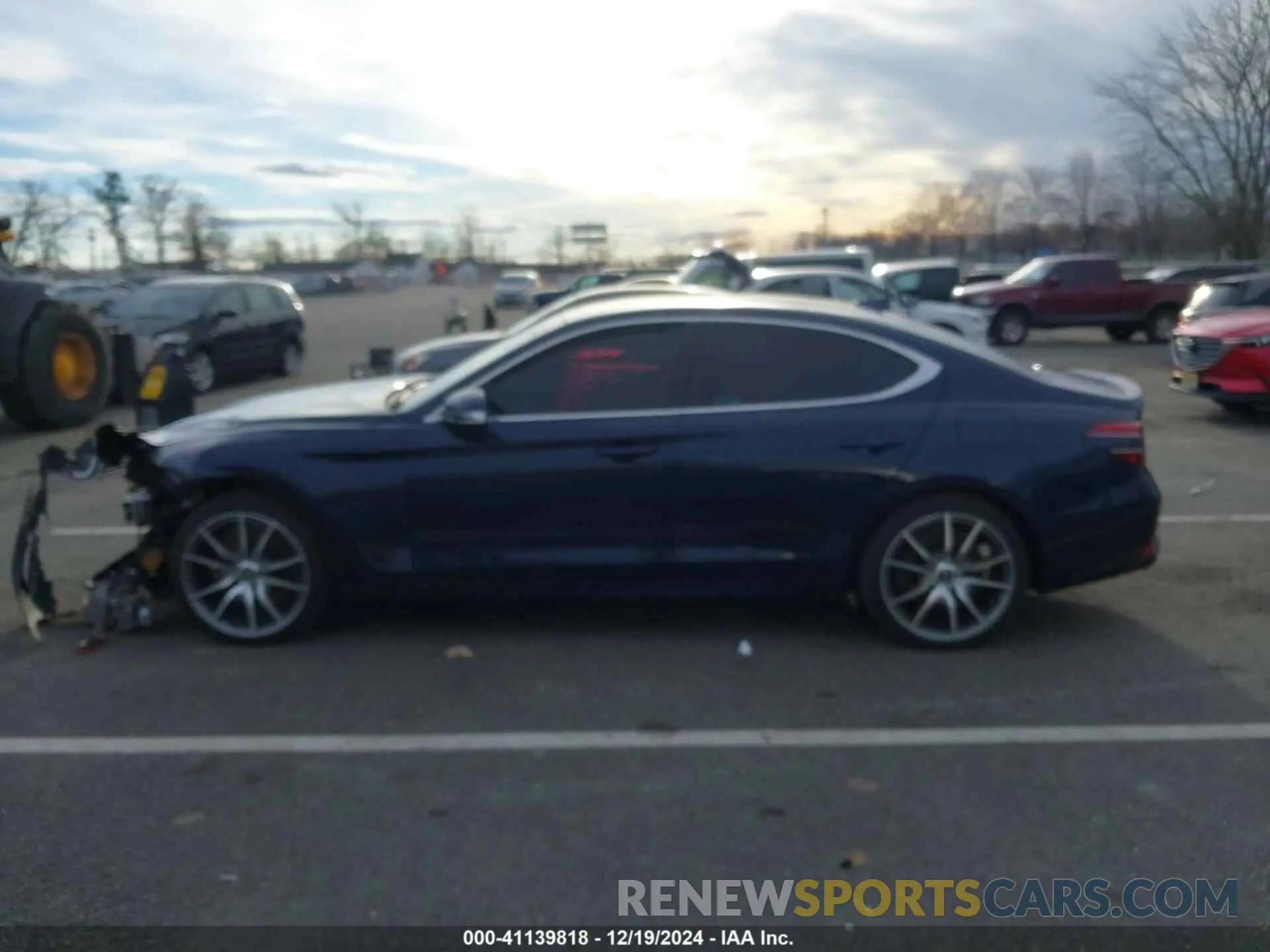 14 Photograph of a damaged car KMTG54TE7NU081644 GENESIS G70 2022