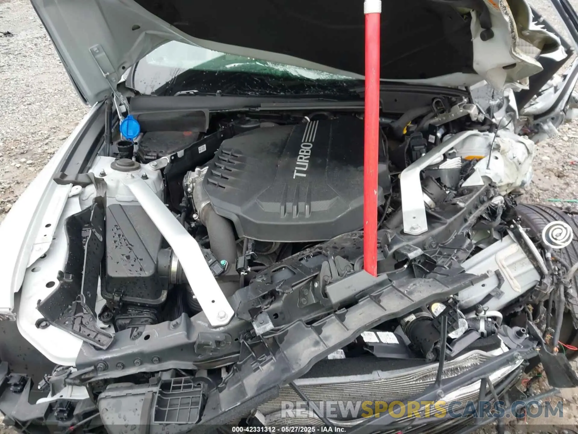 10 Photograph of a damaged car KMTG54TE8NU083094 GENESIS G70 2022