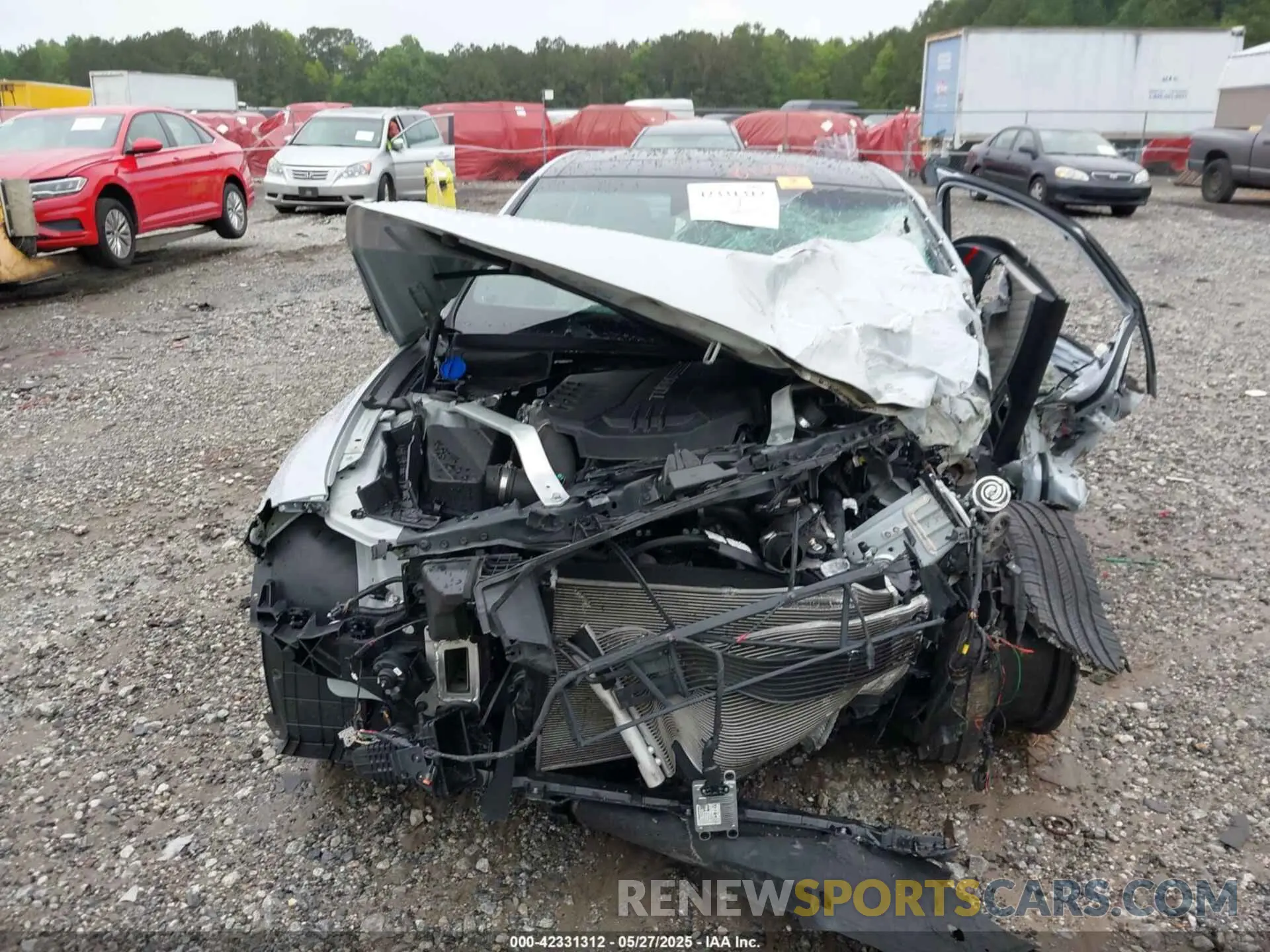 12 Photograph of a damaged car KMTG54TE8NU083094 GENESIS G70 2022