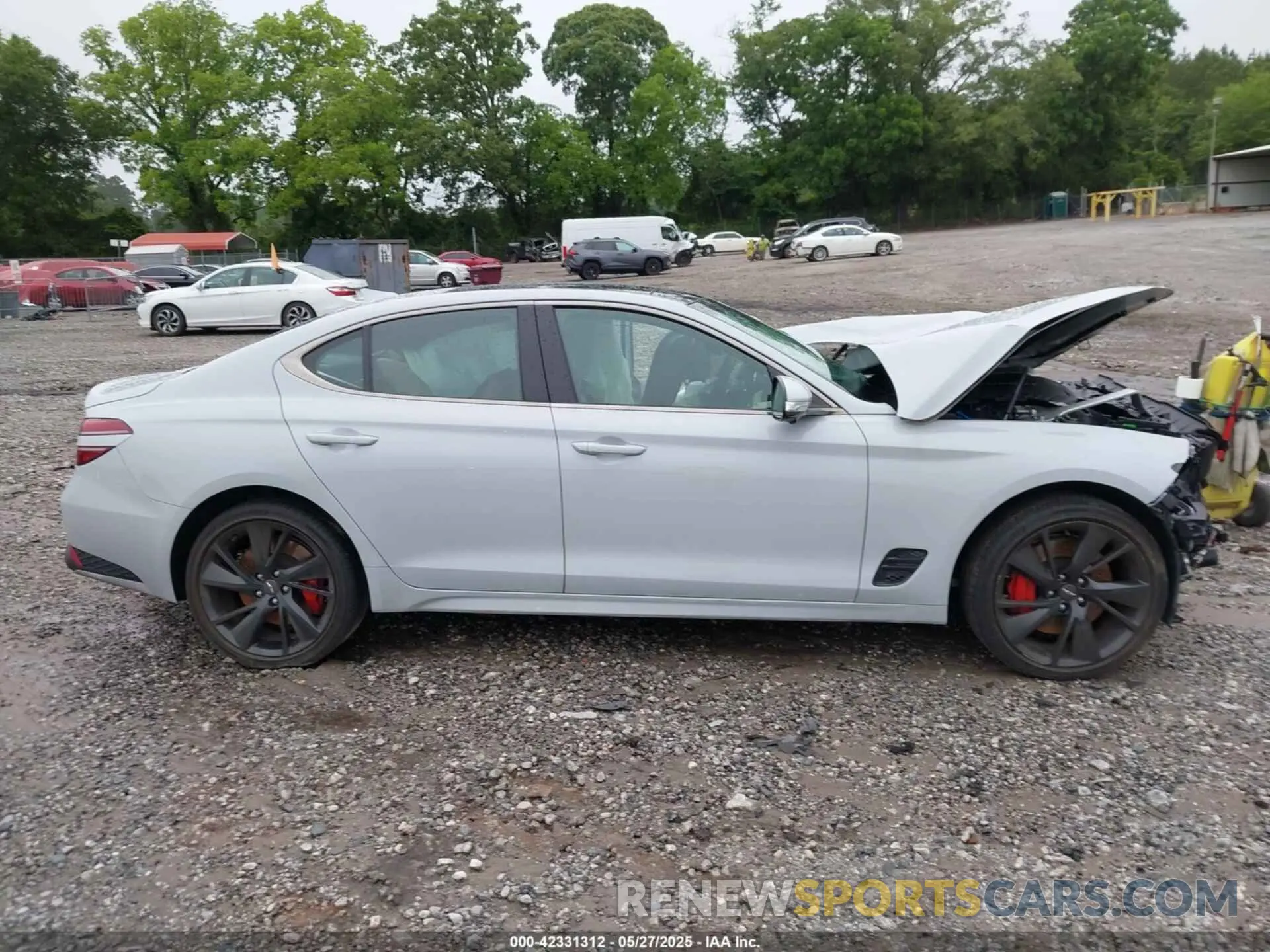 13 Photograph of a damaged car KMTG54TE8NU083094 GENESIS G70 2022