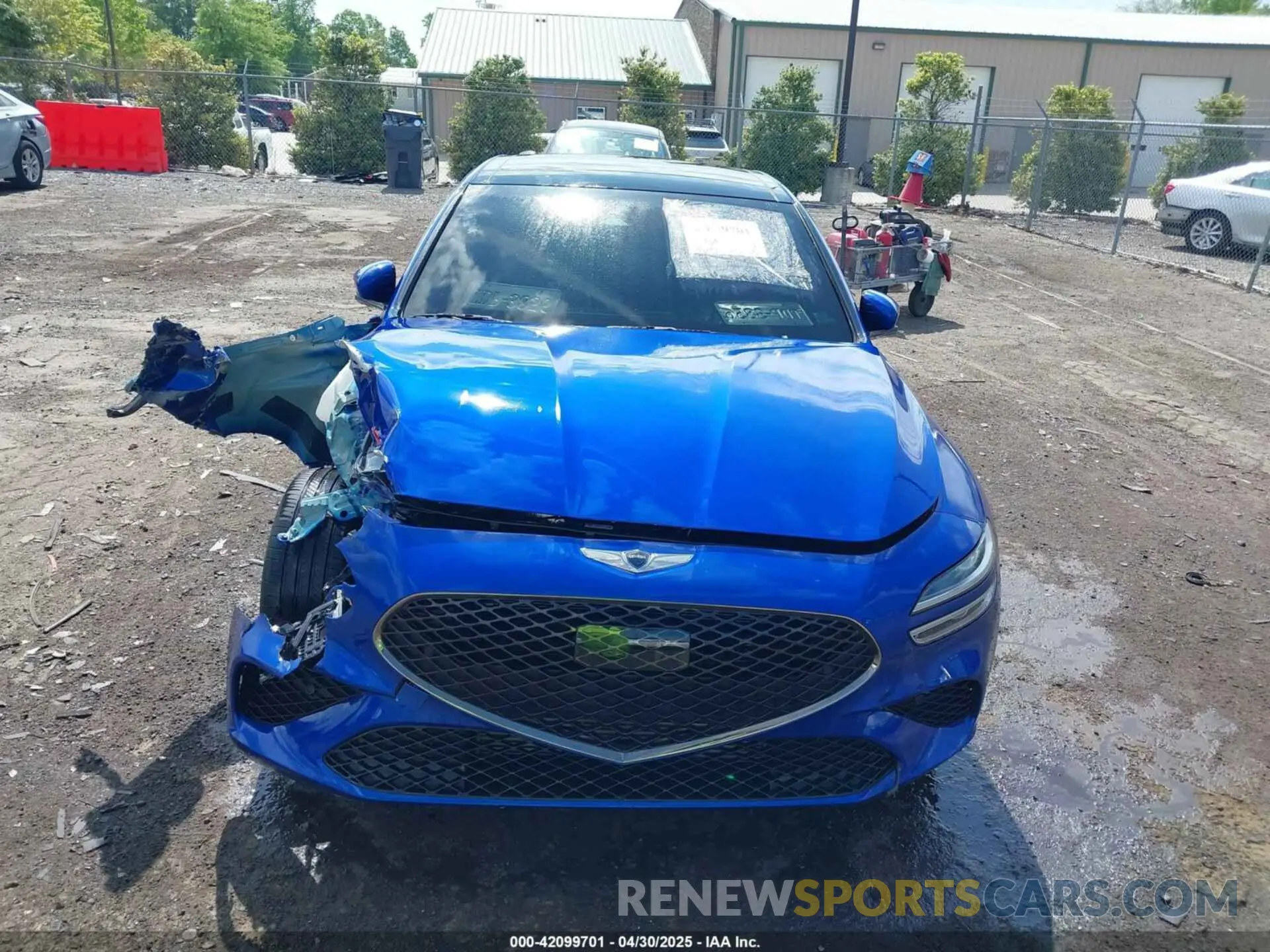 11 Photograph of a damaged car KMTG34TA2PU115639 GENESIS G70 2023