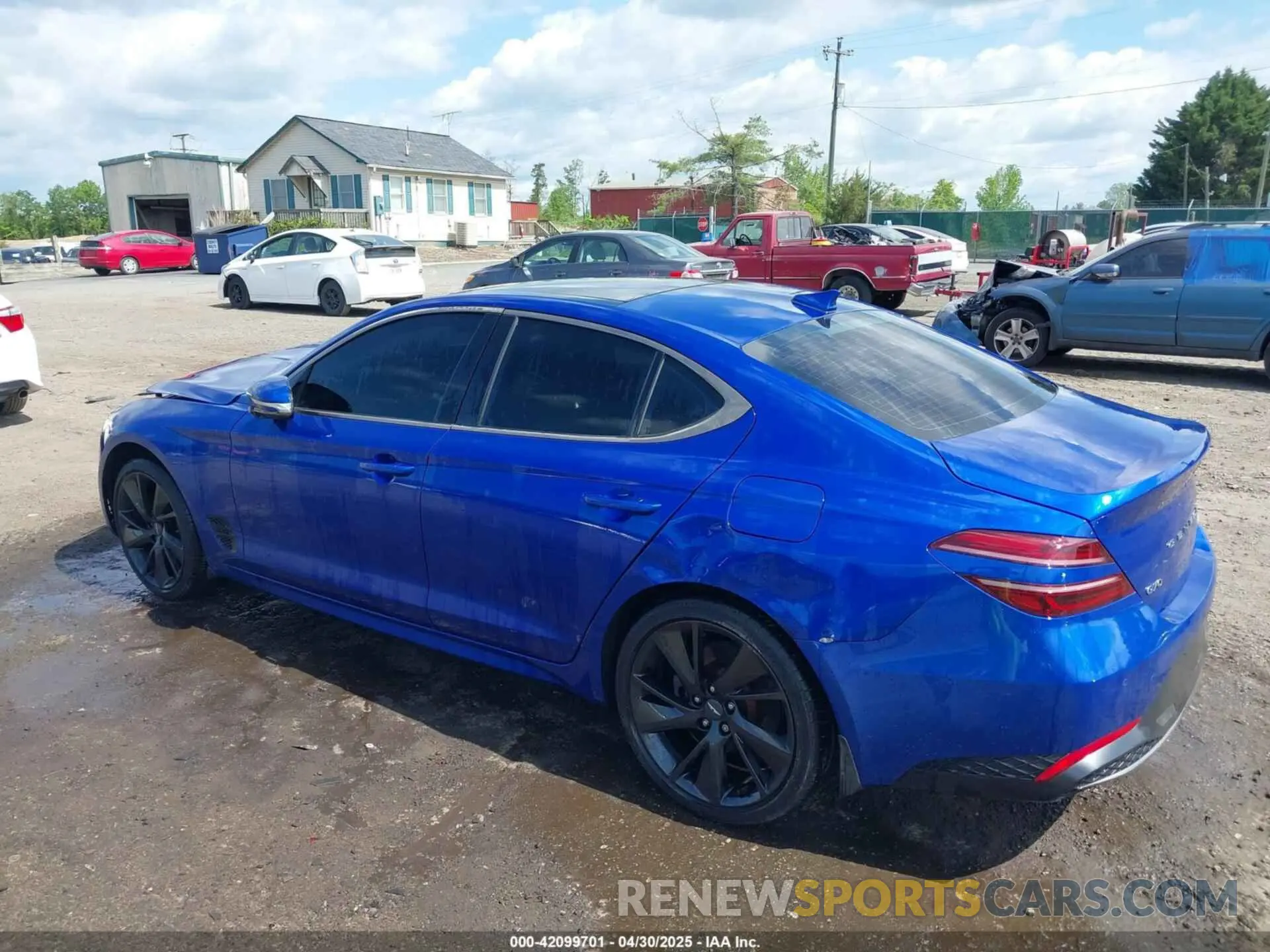 3 Photograph of a damaged car KMTG34TA2PU115639 GENESIS G70 2023