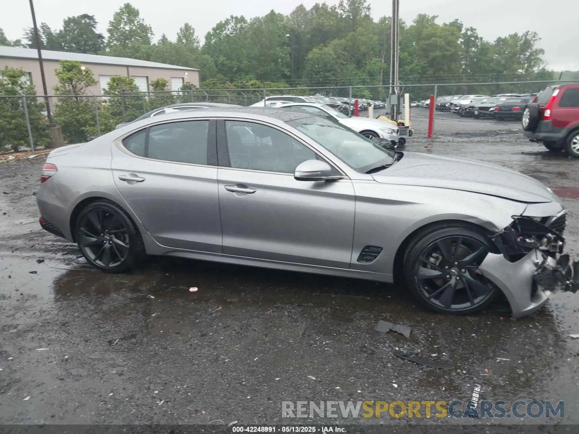 13 Photograph of a damaged car KMTG34TA2PU121151 GENESIS G70 2023