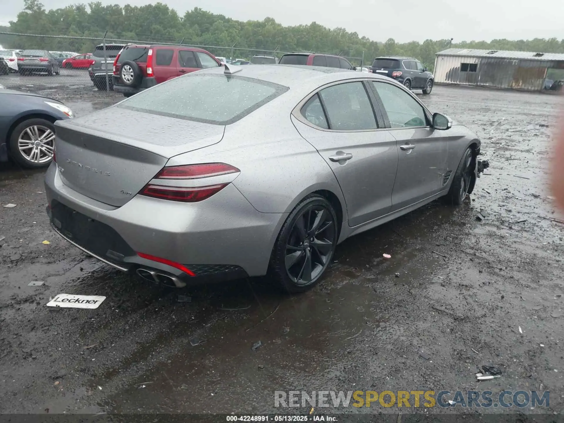 4 Photograph of a damaged car KMTG34TA2PU121151 GENESIS G70 2023
