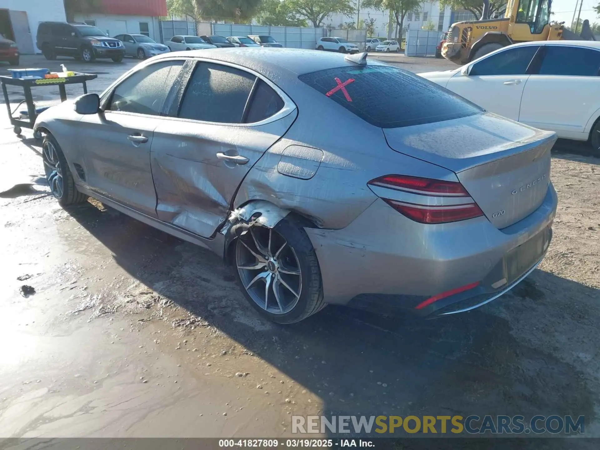 3 Photograph of a damaged car KMTG34TA2PU127032 GENESIS G70 2023