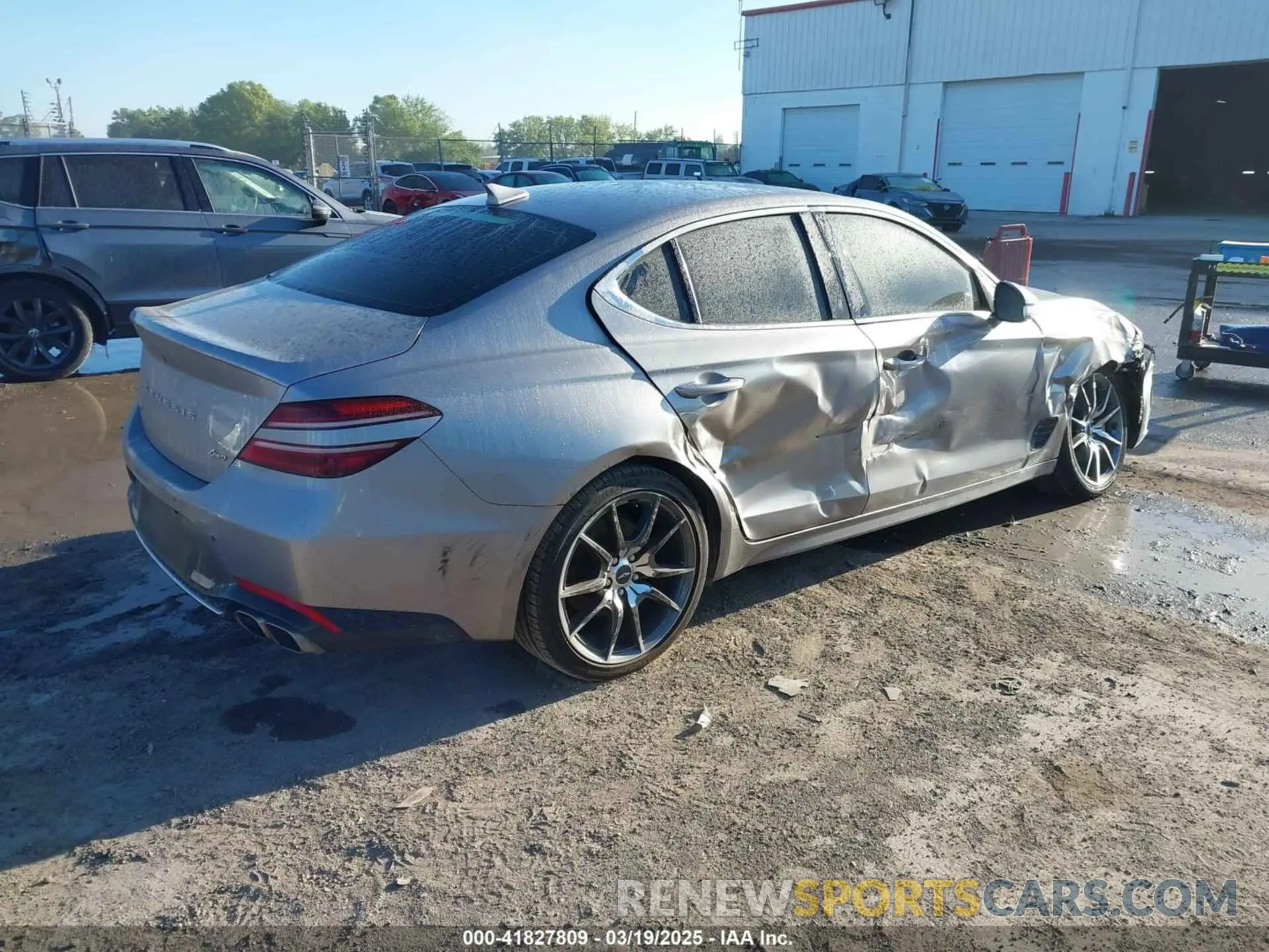 4 Photograph of a damaged car KMTG34TA2PU127032 GENESIS G70 2023