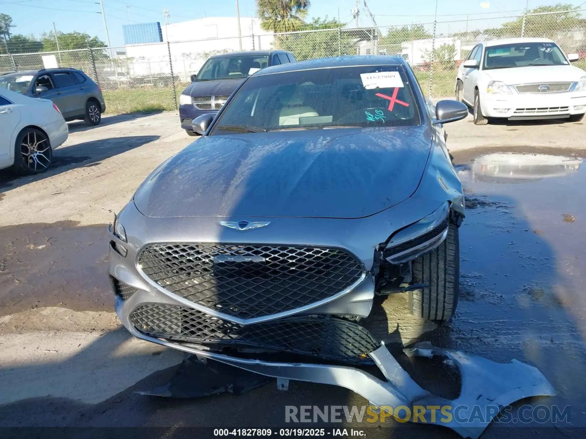 6 Photograph of a damaged car KMTG34TA2PU127032 GENESIS G70 2023