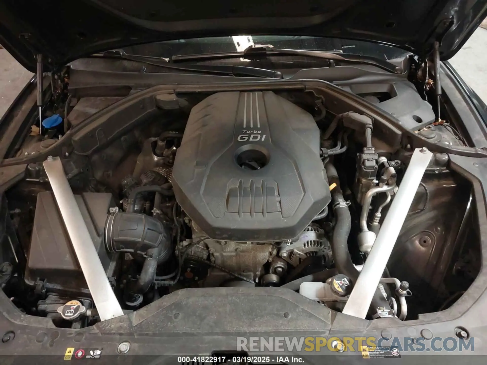 10 Photograph of a damaged car KMTG34TA3PU115553 GENESIS G70 2023