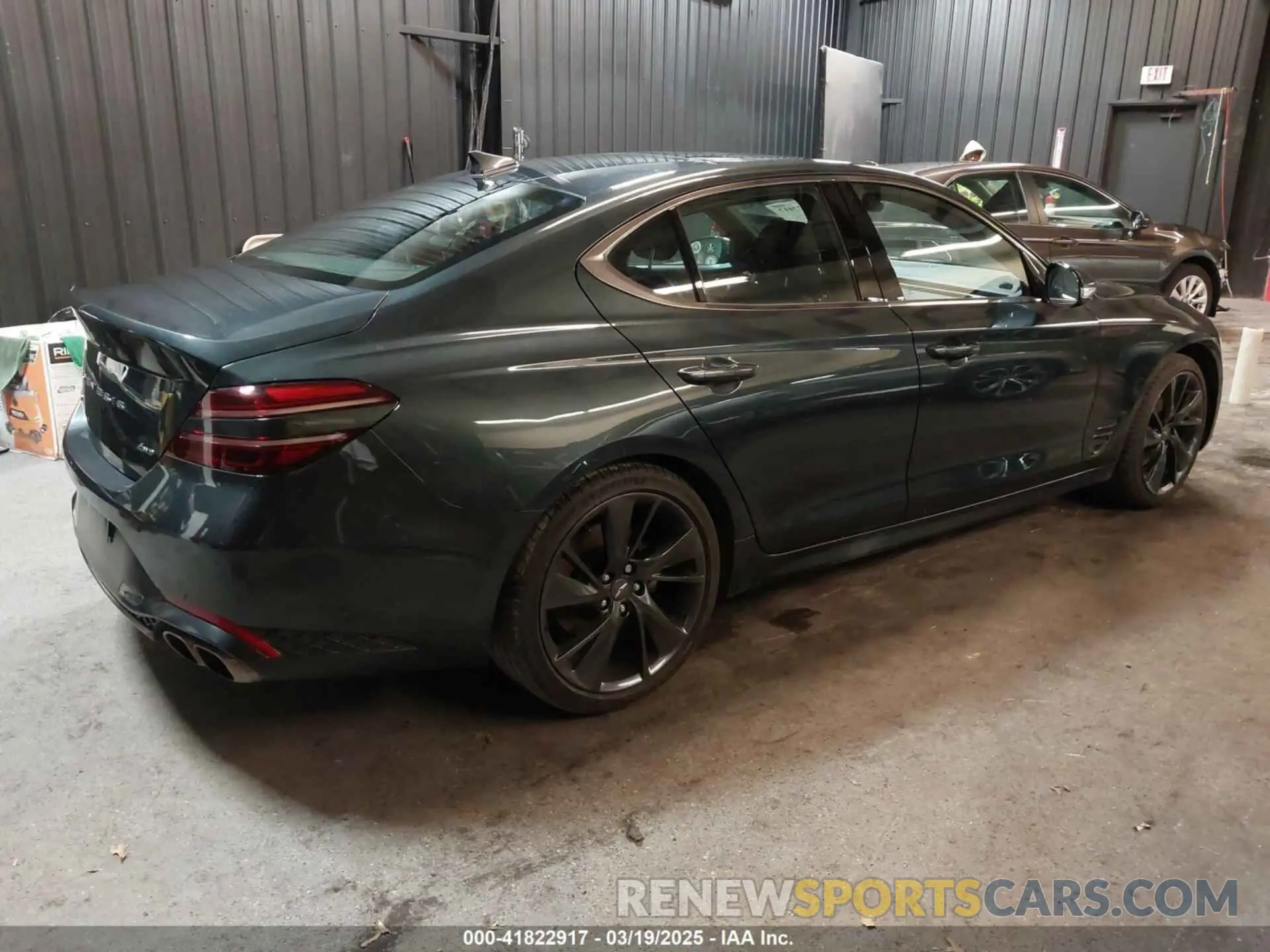 4 Photograph of a damaged car KMTG34TA3PU115553 GENESIS G70 2023