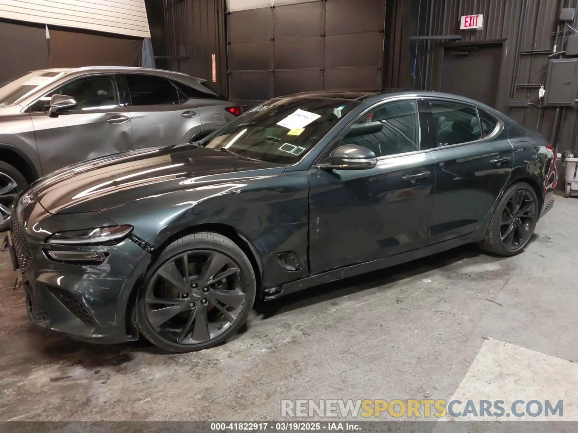 6 Photograph of a damaged car KMTG34TA3PU115553 GENESIS G70 2023