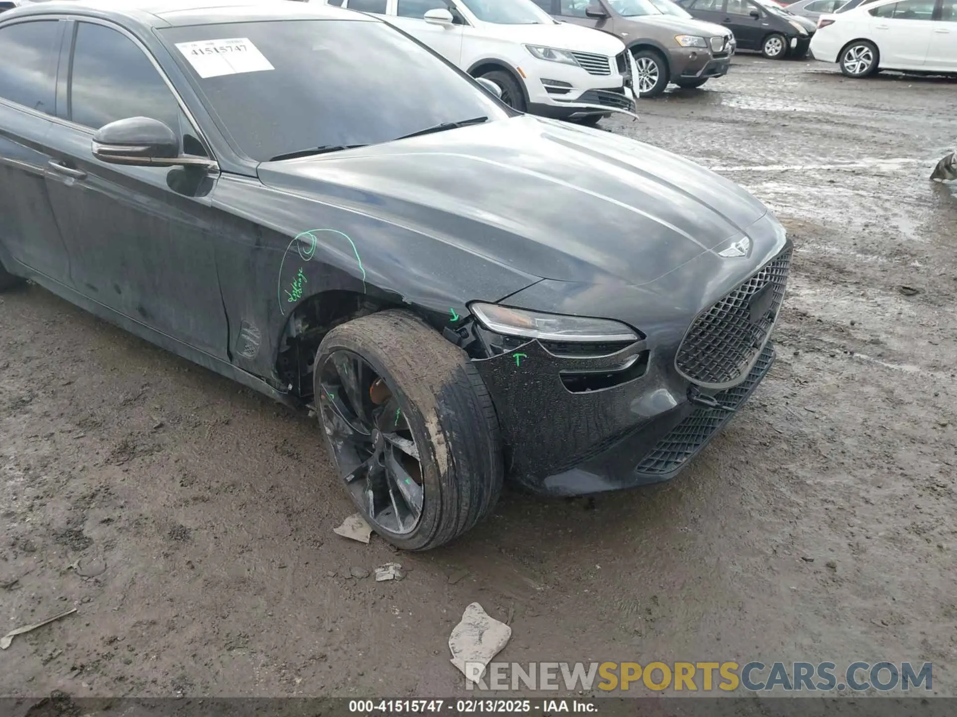 6 Photograph of a damaged car KMTG34TA5PU120298 GENESIS G70 2023