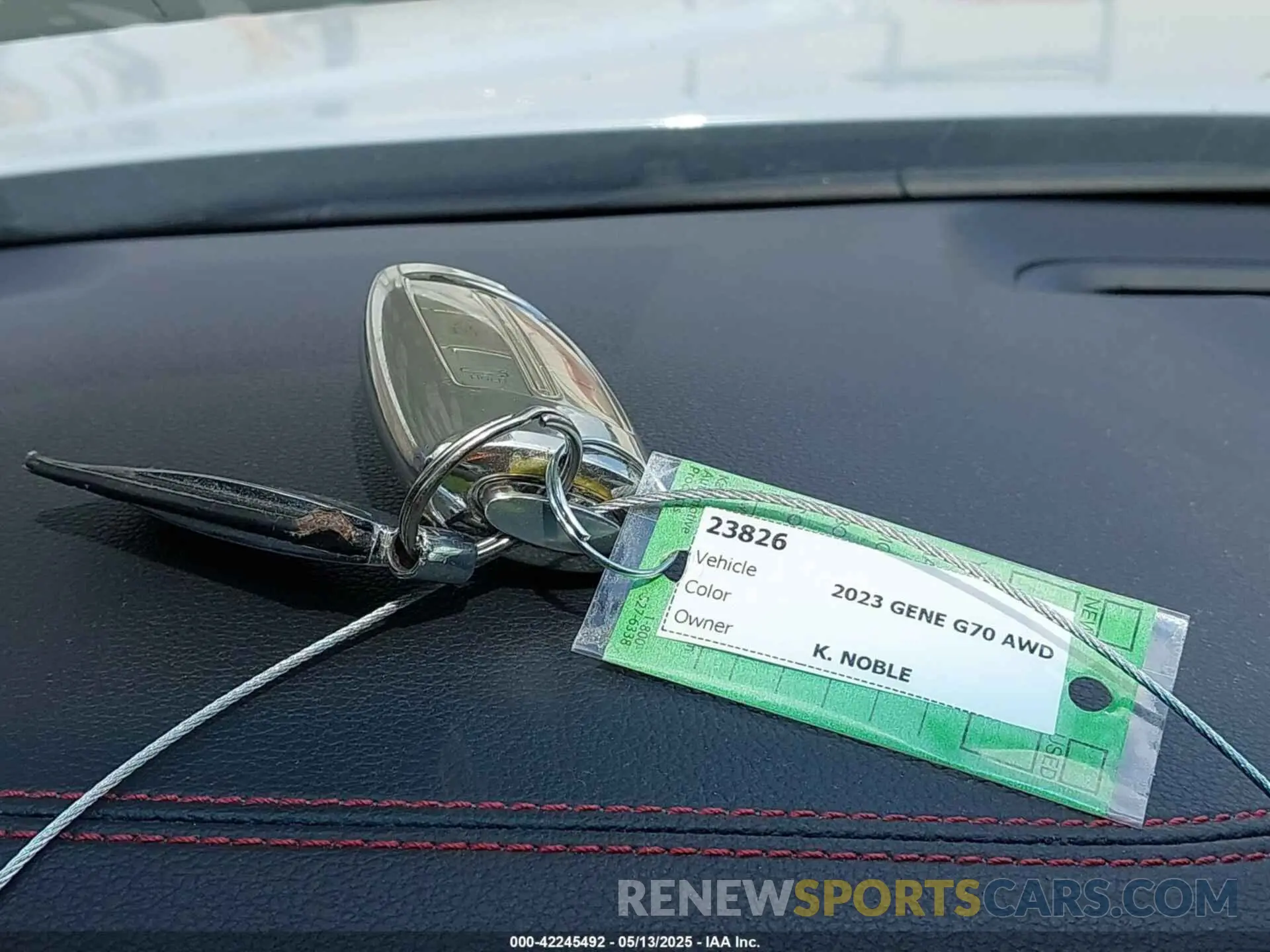 11 Photograph of a damaged car KMTG34TA6PU111805 GENESIS G70 2023