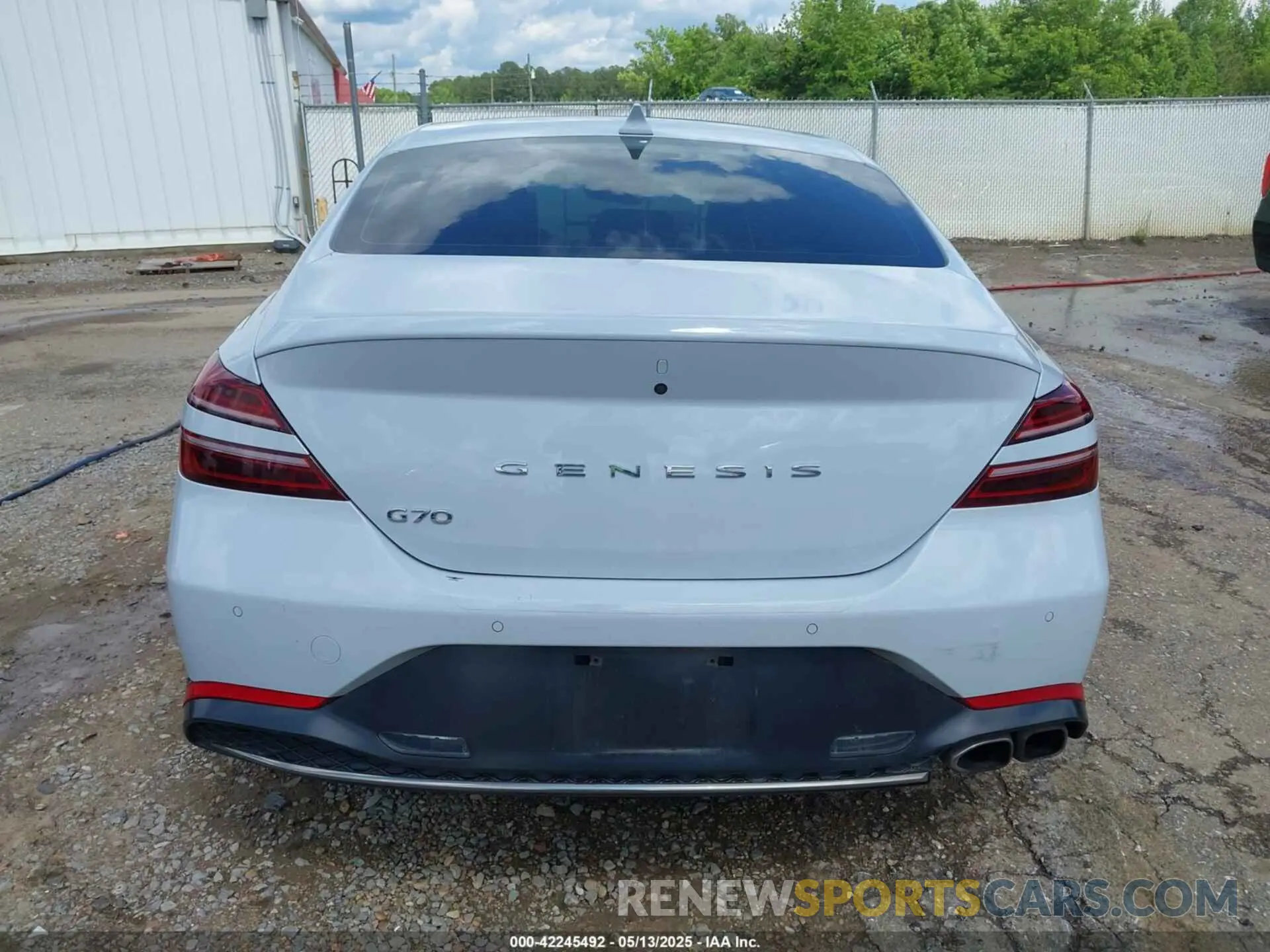 17 Photograph of a damaged car KMTG34TA6PU111805 GENESIS G70 2023