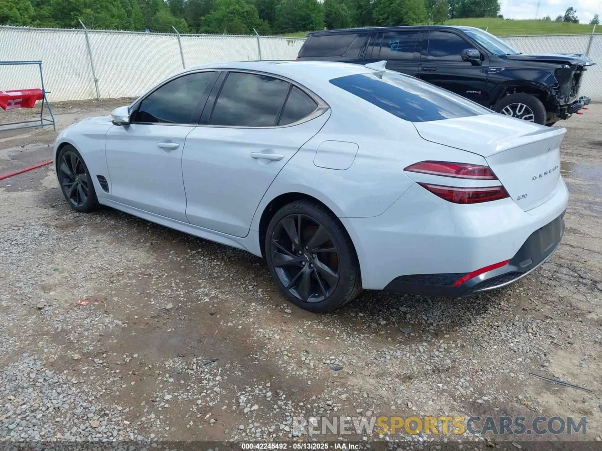 3 Photograph of a damaged car KMTG34TA6PU111805 GENESIS G70 2023