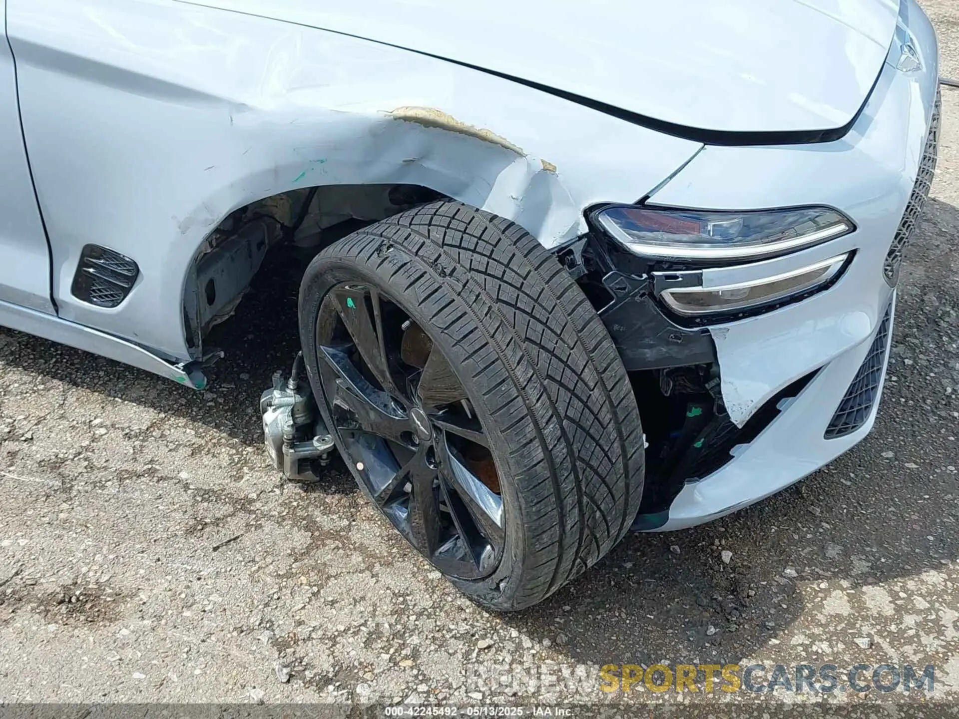 6 Photograph of a damaged car KMTG34TA6PU111805 GENESIS G70 2023