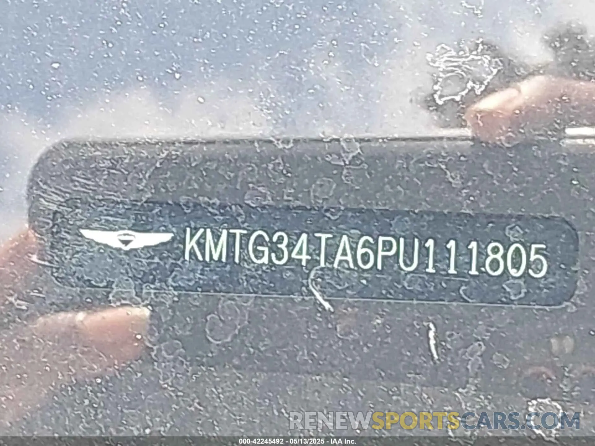 9 Photograph of a damaged car KMTG34TA6PU111805 GENESIS G70 2023