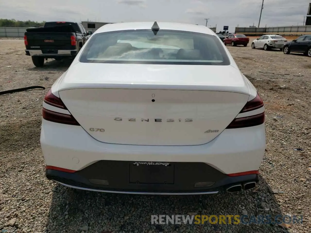 6 Photograph of a damaged car KMTG34TA6PU131925 GENESIS G70 2023