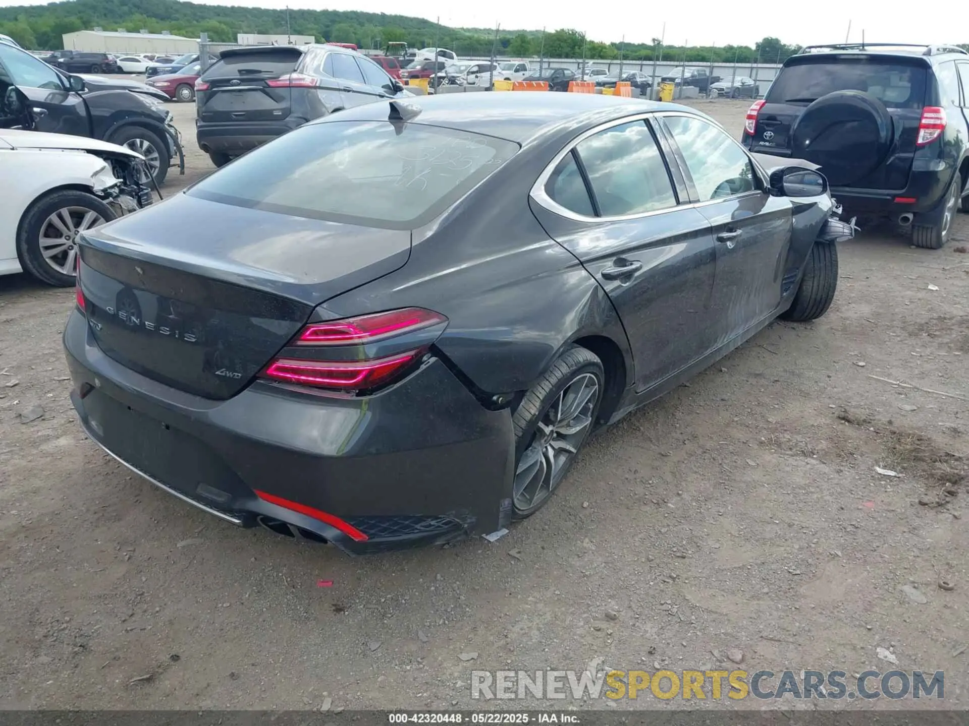 4 Photograph of a damaged car KMTG34TA7PU131190 GENESIS G70 2023
