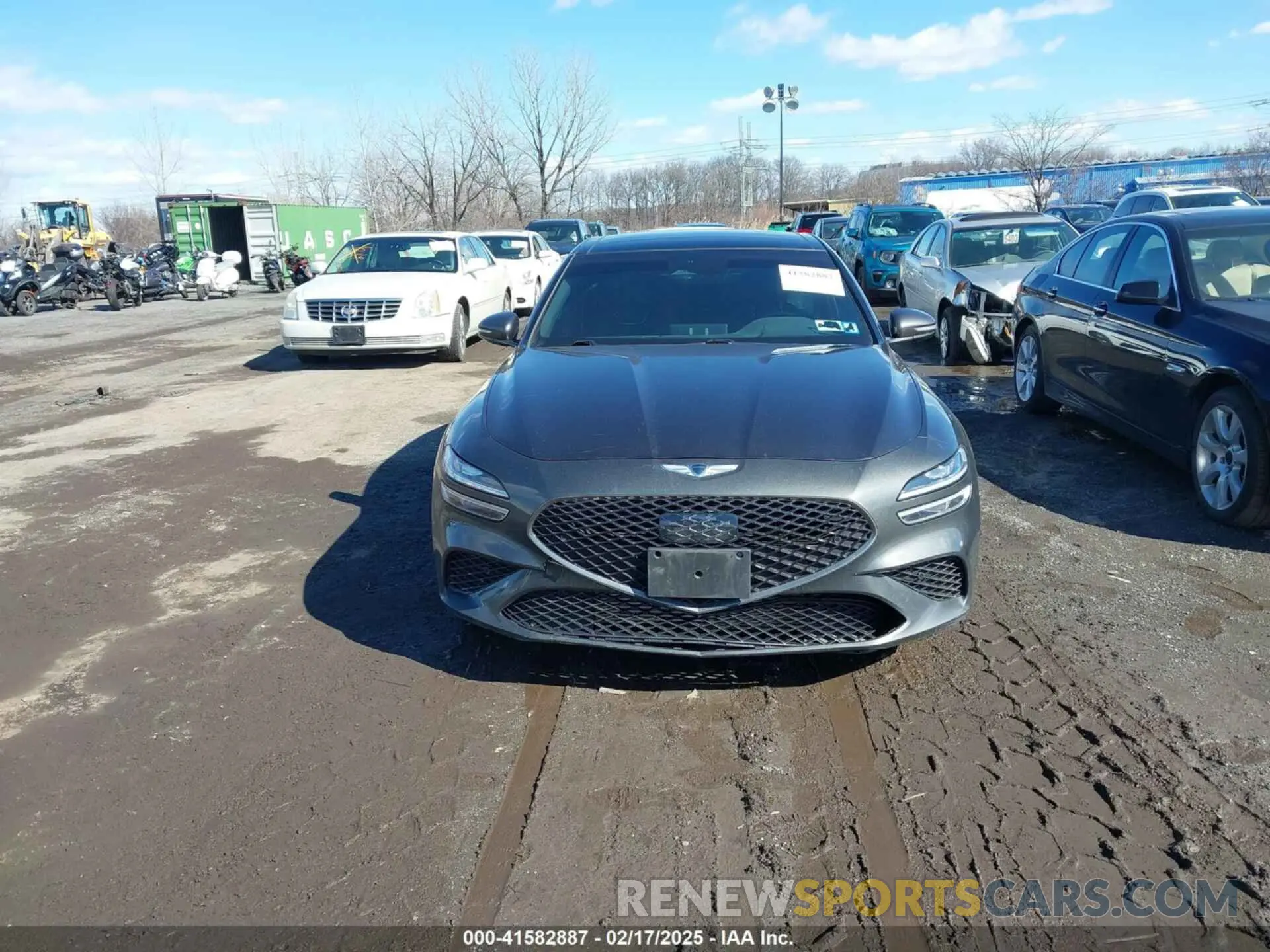 12 Photograph of a damaged car KMTG34TA9PU109174 GENESIS G70 2023