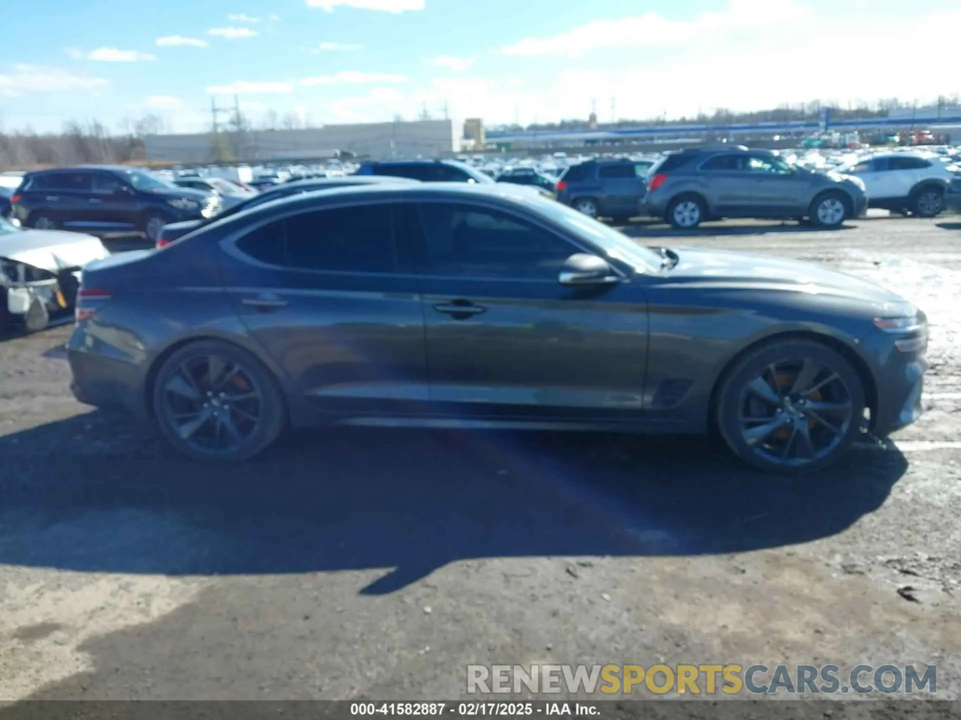 13 Photograph of a damaged car KMTG34TA9PU109174 GENESIS G70 2023