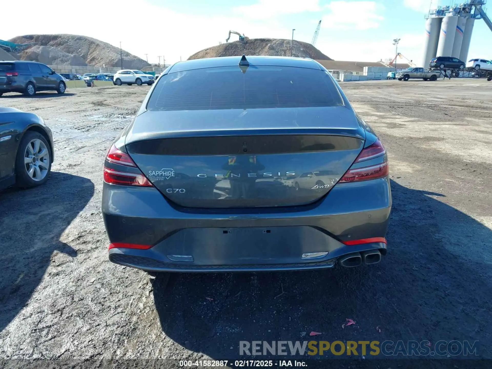 16 Photograph of a damaged car KMTG34TA9PU109174 GENESIS G70 2023